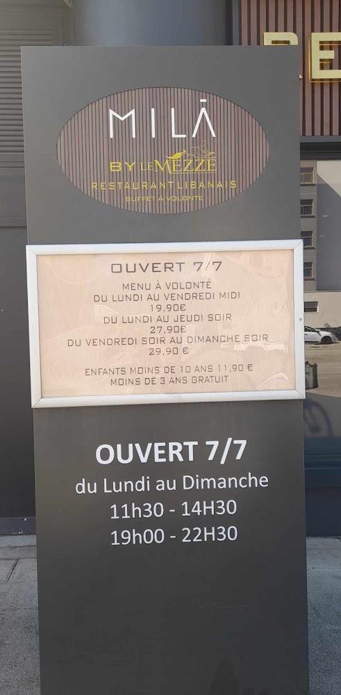 Restaurant MILA - Menu Image 1